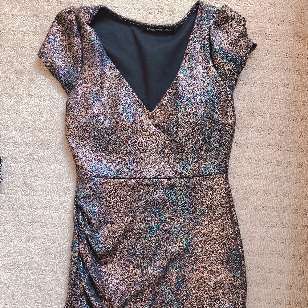 Fun bodycon shimmery dress!